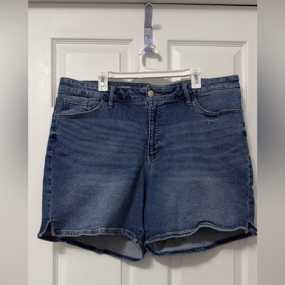 Ava & Viv Dark Blue Jean Shorts